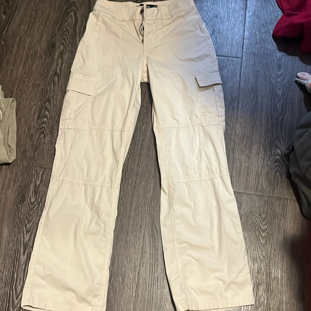 Hollister tan cargo pants